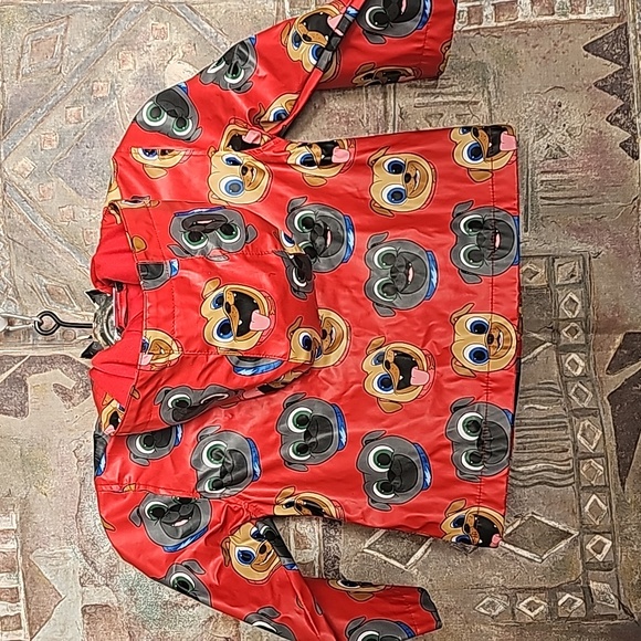 Disney Collection Puppy Dog Pals Bingo Rolly Rain Coat Jacket 3 Toddler boy girl - Picture 6 of 15